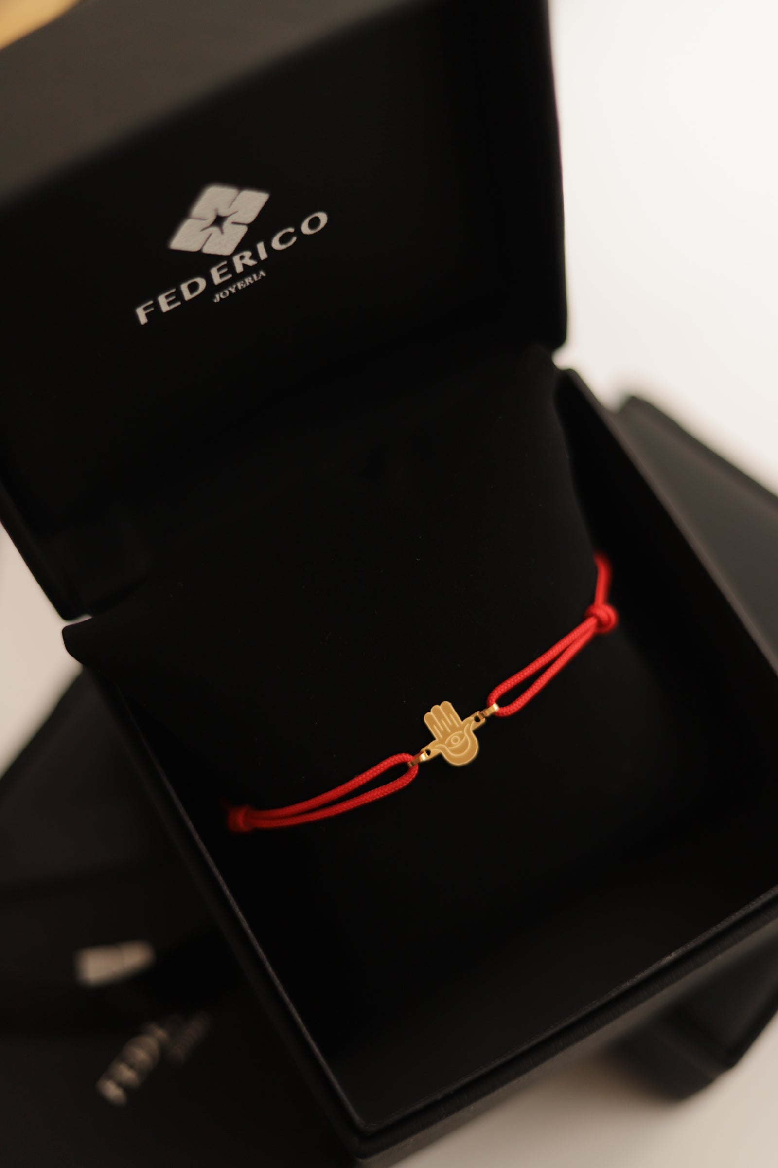 Hamsa pulsera aros oro solido 18kt
