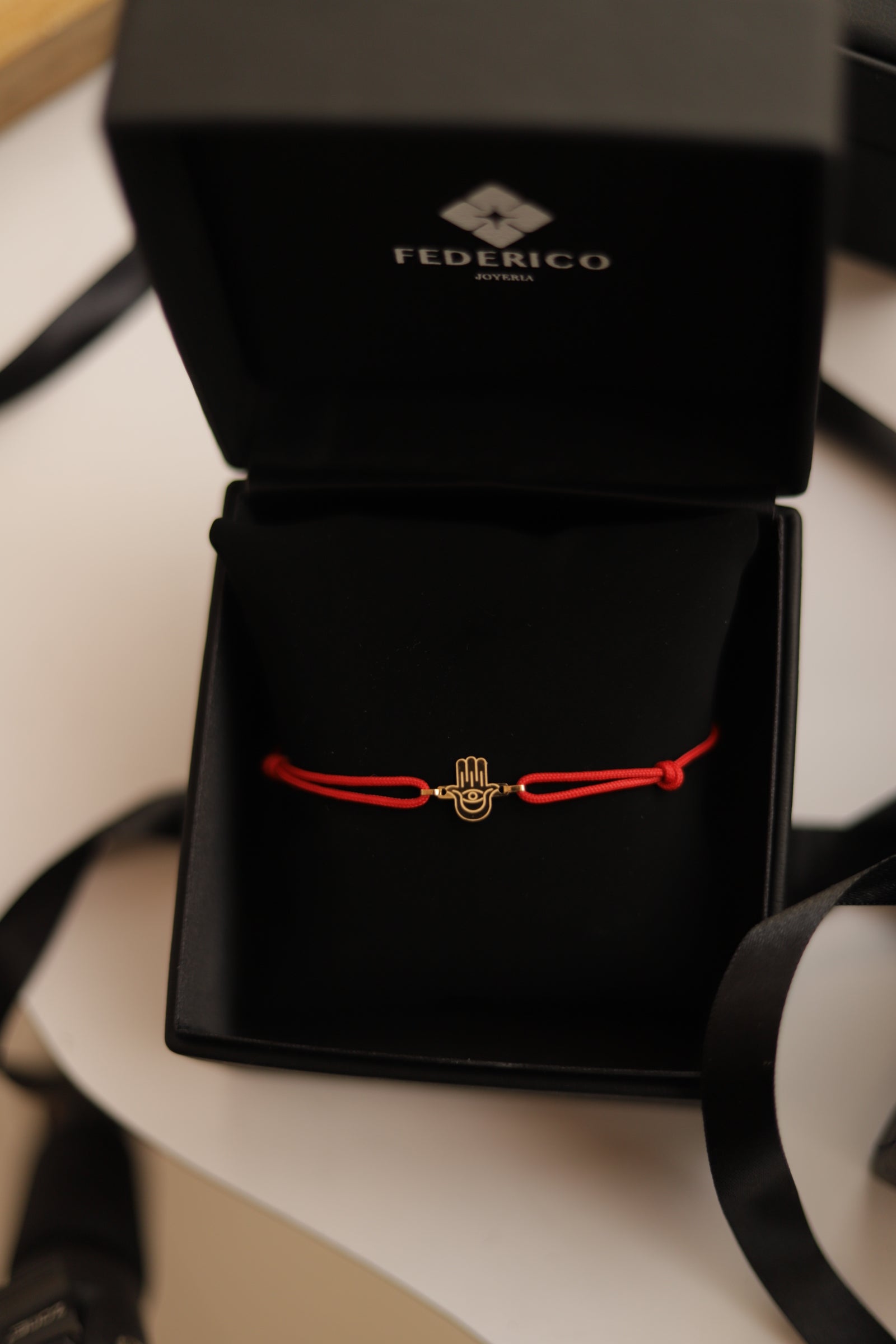 Hamsa pulsera aros oro solido 18kt