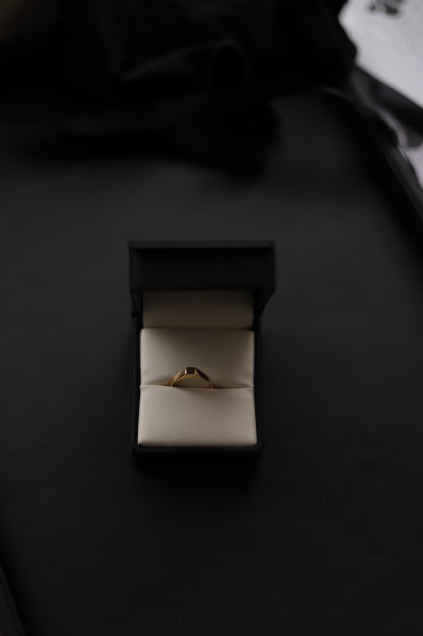 Anillo sello rectangular