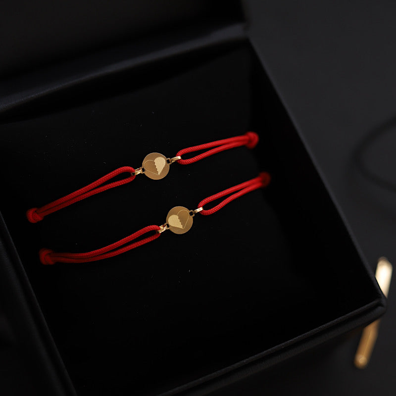 Combo corazón esfera 18kt Bracelet
