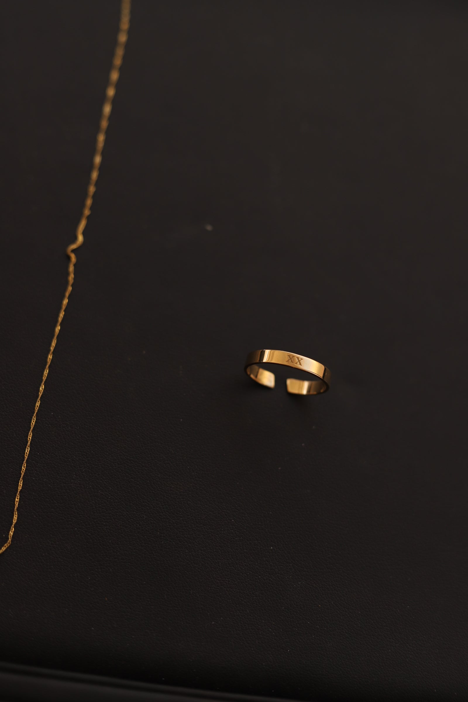 Oro sereno anillo ajustable 18kt