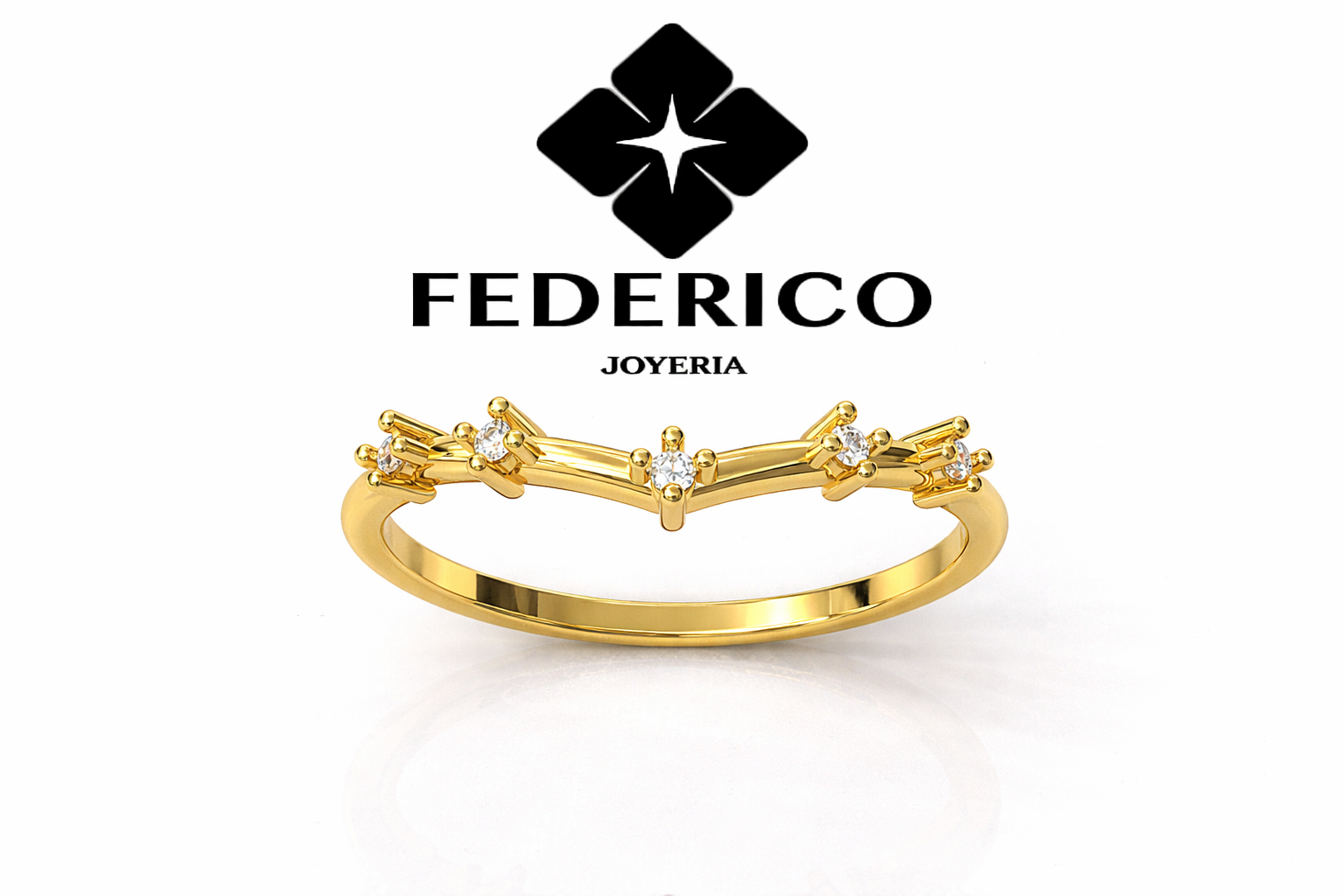 Anillo Corona Brillante