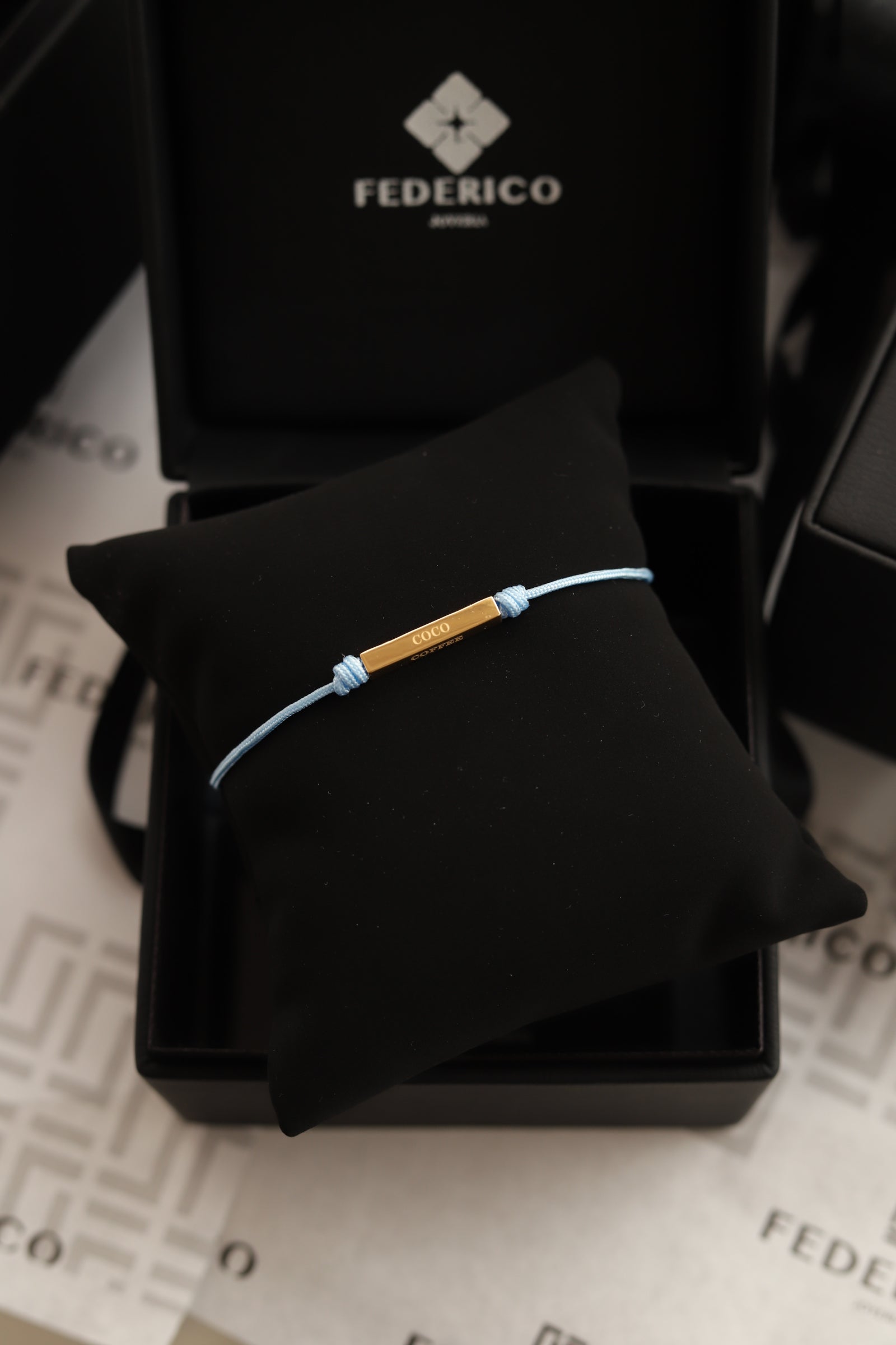 Golden cube cordon oro 18kt