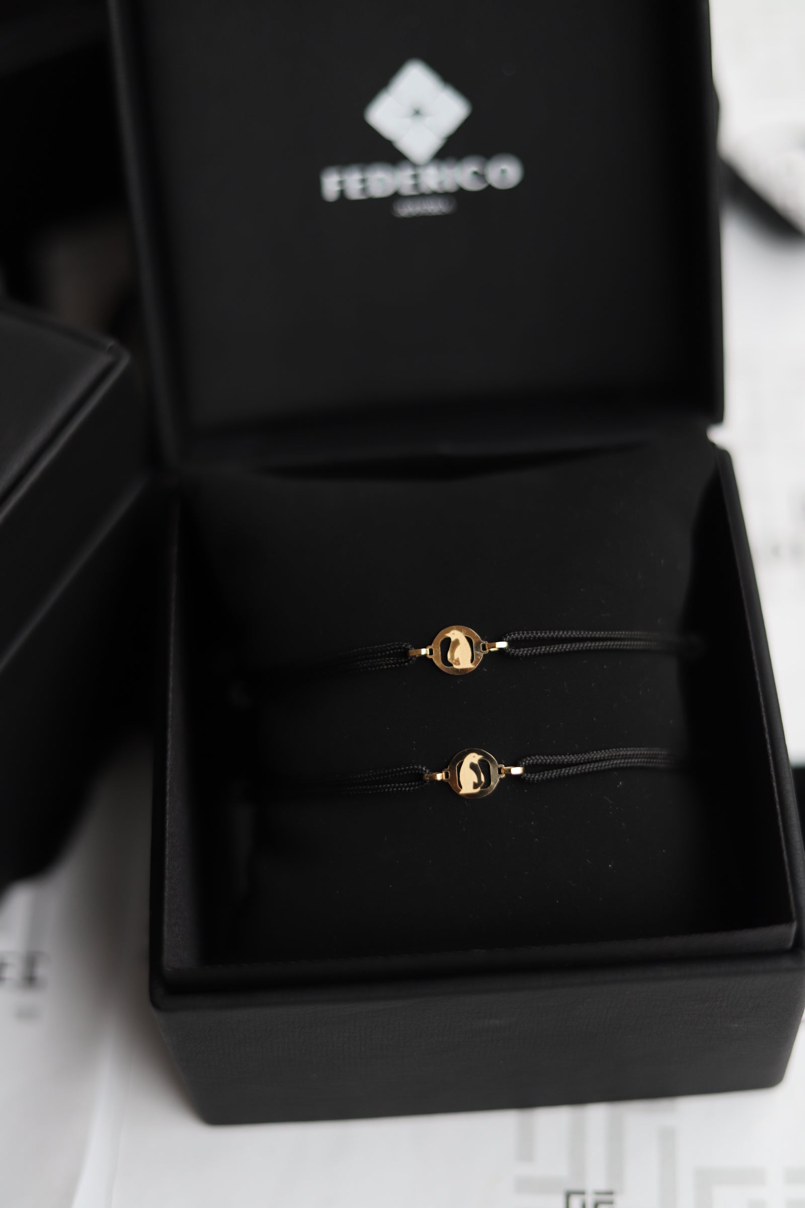 Combo pingüino esfera oro18kt