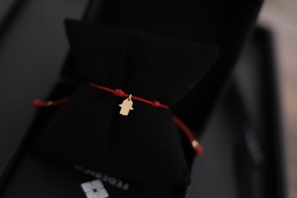Pulsera mini hamnsa oro 18 kt