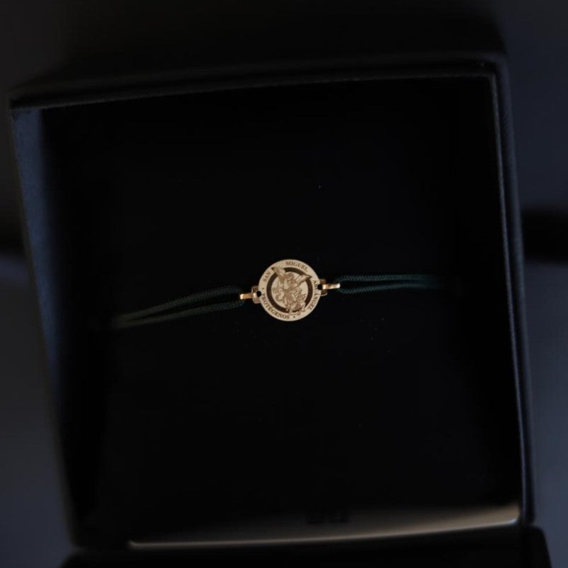San Miguel Arcángel pulsera oro18kt