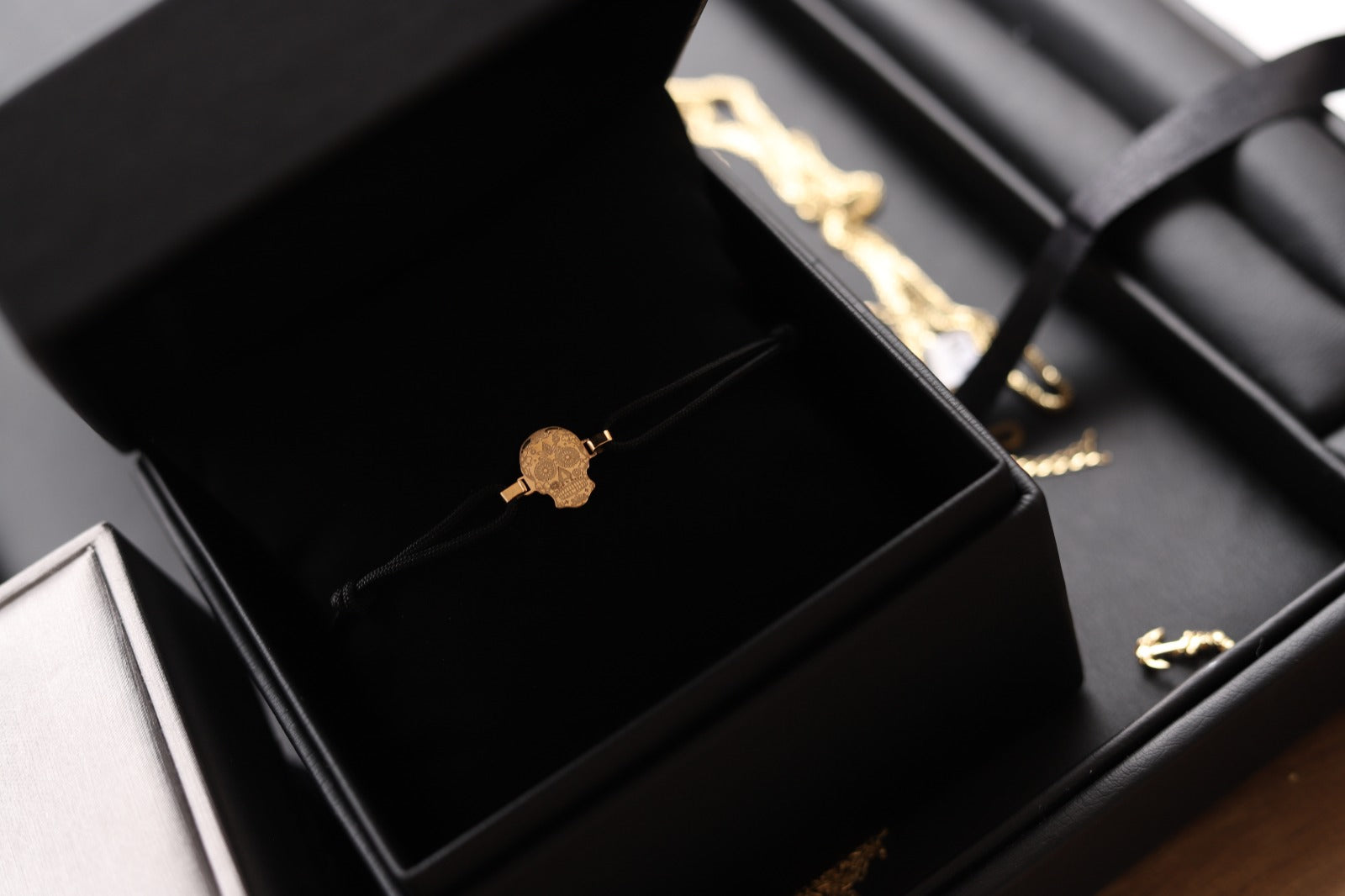 Pulsera calavera 18 Kt
