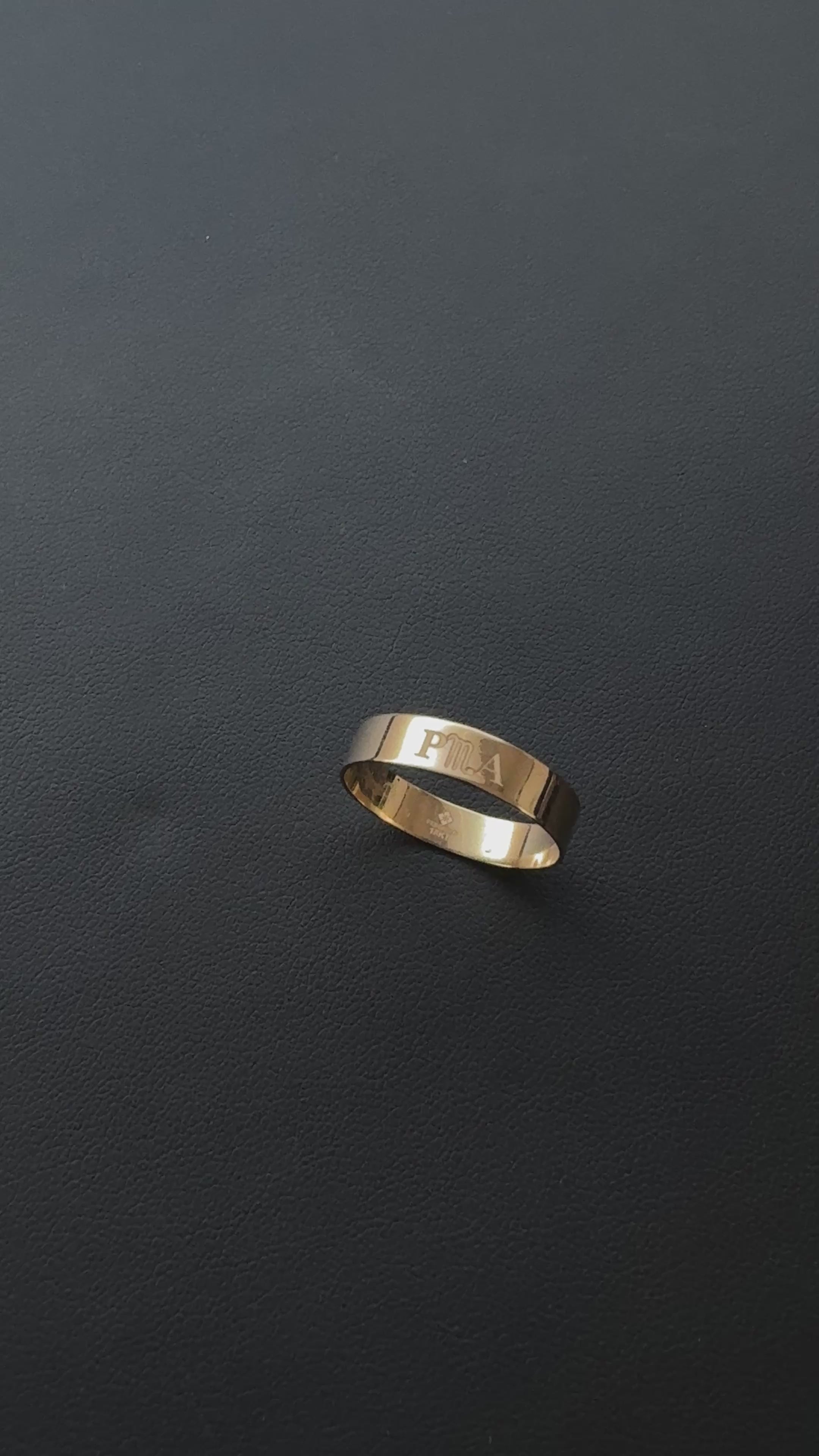Anillo light inicial 18kt
