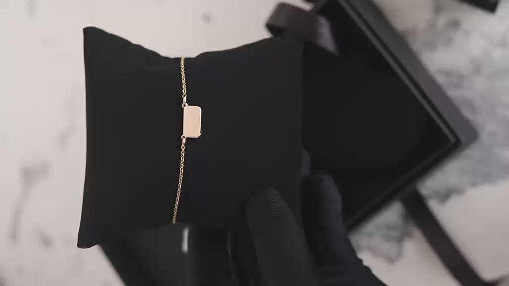 Pulsera Minimal Gold oro 18 kt