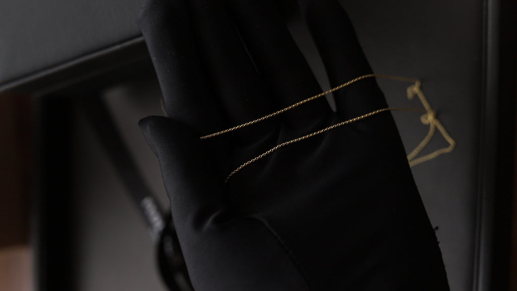 Cadena Dorada Esencia en oro de 18kt