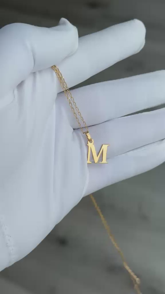 Dije inicial oro 18 kt