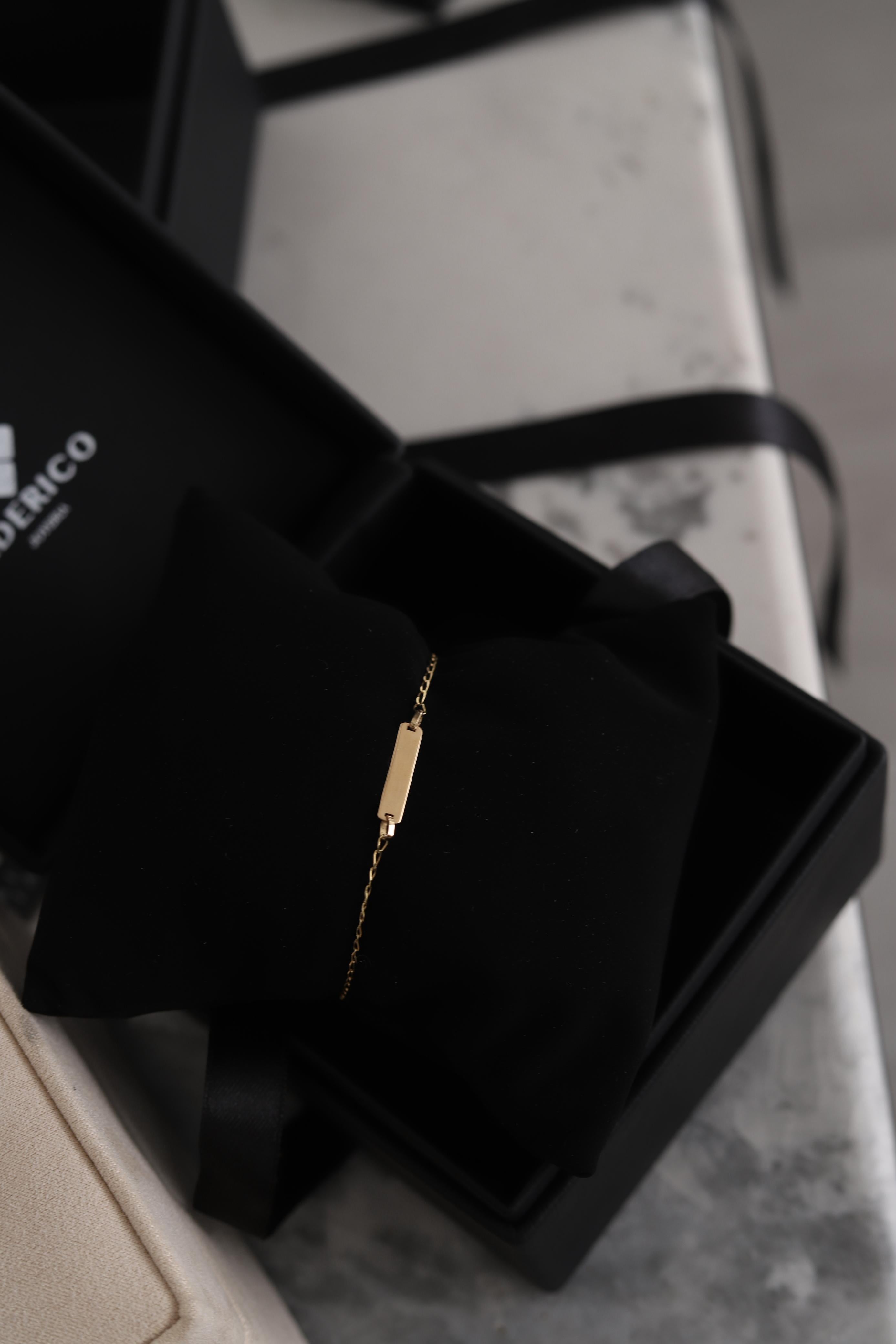 Mini esclava oro de 18 Kt