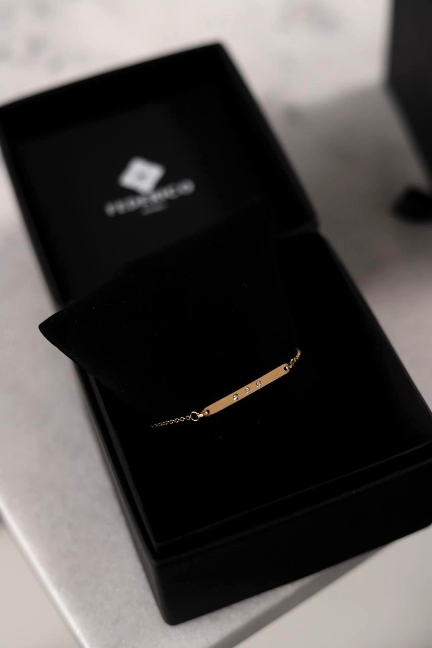 Pulsera Luz Serena en Oro 18K