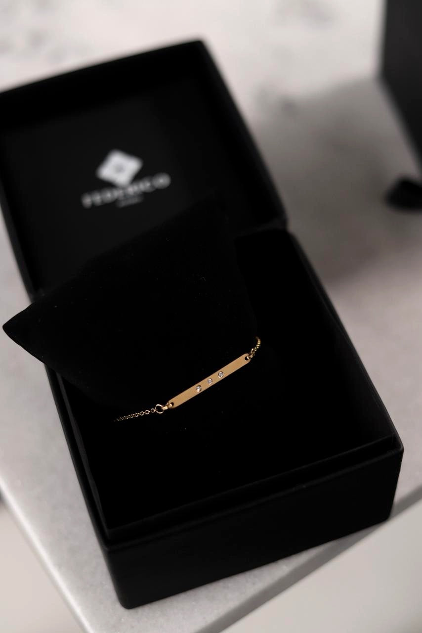 Pulsera Luz Serena en Oro 18K